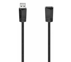 HAMA 200621 USB 2.0-Verlängerungskabel 5 m schwarz