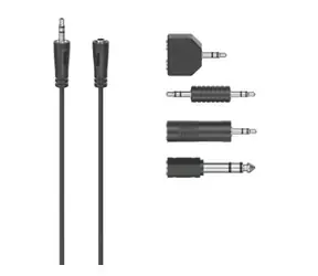 HAMA 205122 Audio-Klinkenanschluss-Set Schwarz / 5-tlg
