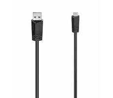 HAMA 200605 Mini-USB-2.0-Kabel USB-A auf MiniUSB 0,75 m schwarz 