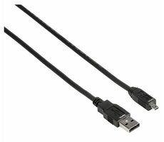 HAMA 74204 Mini-USB-2.0-Kabel USB-A auf Mini-USB 1,8 m schwarz 