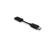 Icy Box IB-AC508a schwarz / DisplayPort-Adapter auf HDMI 4K schwarz 