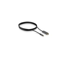 Icy Box IB-CB020-C Kabel HDMI auf USB-C 4K 1,8 m schwarz-silber