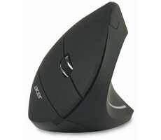 Acer Vertikale kabellose Maus schwarz / kabellose optische Maus / 1600 DPI / 2,4 GHz / 6 Tasten 