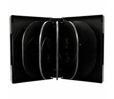 MediaRange BOX18 DVD-Hülle für 12 Discs schwarz / 39 mm 
