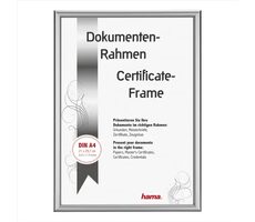 HAMA DETROIT Aluminiumrahmen 21x29,7 cm (Format A4) Silber / Kunststoffglas