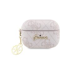 Guess 4G Script Heart PC/PU-Hülle für Apple Airpods Pro 2 Pink