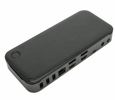 Targus DOCK710EUZ Dockingstation schwarz / Audio / 2x HDMI / 2x DP / LAN / 4X USB 3.2 / USB-C