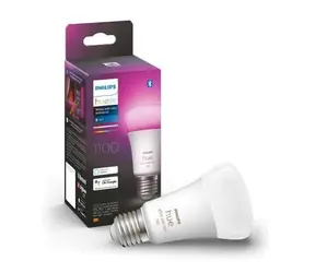 Philips Hue LED-Lampe E27 9W weiß / Smarte LED-Lampe / 1100 lm / 2200-6500 K / dimmbar