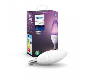 Philips Hue LED-Lampe E14 4W weiß / Smarte LED-Lampe / 470 lm / 2000-6500 K / dimmbar