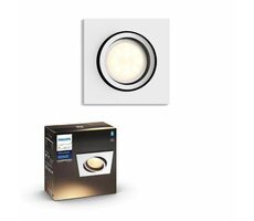 Philips Hue WA Milliskin LED-Einbauleuchte quadratisch GU10 1x5W / 350lm / 2200-6500K / IP20