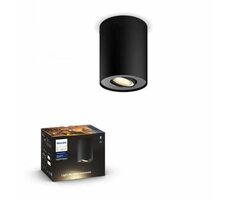 Philips Hue WA Pillar LED-Strahler GU10 1x5W schwarz / 350lm / 2200-6500K / IP20