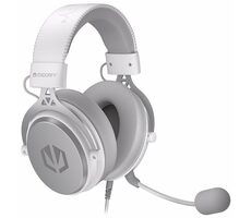 Endorfy VIRO Onyx White / Gaming-Headset mit Mikrofon / abnehmbares Mikrofon / 3,5-mm-Klinke / 53-mm-Treiber / 1,2 m