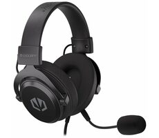 Endorfy VIRO Infra schwarz / Gaming-Kopfhörer mit Mikrofon / abnehmbares Mikrofon / 3,5-mm-Klinke / 50-mm-Wandler / 1,5 m
