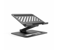 PORT CONNECT 2in1 Dockingstation mit verstellbarem Ständer für NB schwarz