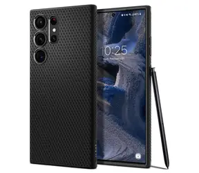 Spigen Liquid Air Schutzhülle für Samsung Galaxy S23 Ultra schwarz