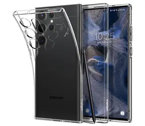 Spigen Liquid Crystal Schutzhülle für Samsung Galaxy S23 Ultra klar