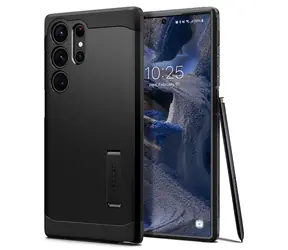 Spigen Tough Armor Schutzhülle für Samsung Galaxy S23 Ultra schwarz