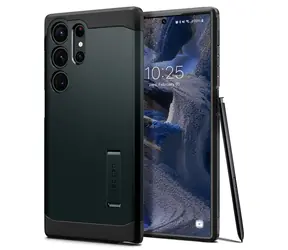 Spigen Tough Armor Schutzhülle für Samsung Galaxy S23 Ultra grün
