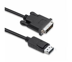 Qoltec 50364 DisplayPort - DVI 1,8 m Kabel schwarz / DisplayPort v1.1