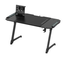 Ultradesk Space XXL V2 schwarz / Gaming-Schreibtisch / 154 x 61 x 78 cm / RGB
