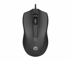 HP 100 schwarz / kabelgebundene Maus / optisch / 1600 dpi / USB
