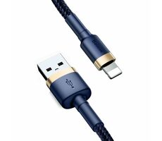 Baseus CALKLF-BV3 Kabel USB-A auf Lightning 1m schwarz-blau / 2,4A 
