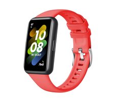 FIXED Silikonarmband Silikonarmband für Huawei Band 7 rot