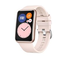 FIXED Silikonarmband Silikonarmband für Huawei Watch FIT rosa / ausverkauft
