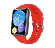FIXED Silikonarmband Silikonarmband für Huawei Watch FIT2 rot