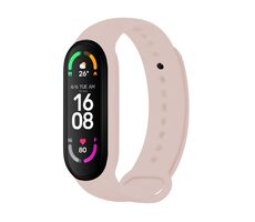FIXED Silikonarmband Silikonarmband für XIAOMI Band 7/Mi Band 6/Mi Band 5 rosa
