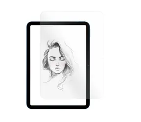 FIXED PaperGlass Screen Protector aus gehärtetem Glas für Apple iPad 10,9" (2022) klar
