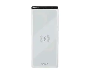 Savio BA-06 weiß / Powerbank / 10000 mAh