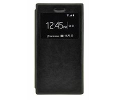 4-OK Book Stand Case für Huawei Ascend P8 Lite schwarz