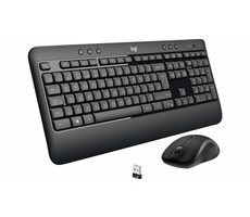 Logitech Wireless Desktop MK540 Advanced UK / Tastatur / Maus / USB / Grau / UK-Version