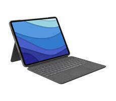 Logitech Combo Touch Schutzhülle mit UK-Tastatur für Apple iPad Pro 12,9" (5. & 6. Generation) grau / Sale