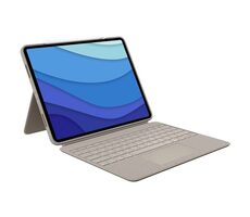 Logitech Combo Touch Schutzhülle mit US-Tastatur für Apple iPad Pro 12,9" (5. & 6. Generation) Sand