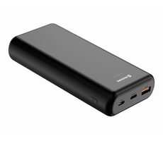 Swissten 22013913 20000 mAh schwarz / Power Bank / 12V / 3A / USB-C & USB & Micro-USB