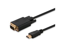 Savio CL-103 Kabel HDMI A - VGA M/M 1,8 m / FullHD / 60 Hz