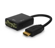 Savio CL-23 HDMI - VGA-Adapter MF schwarz