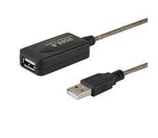 Savio CL-130 Verlängerungskabel USB-A M/F schwarz 10m