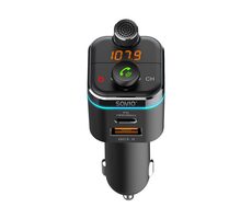 Savio TR-12 FM-Transmitter mit LCD / Bluetooth 4.1 / USB-C