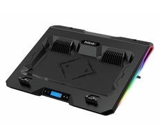 Evolveo Ania 10 RGB schwarz / Kühlständer für Laptops 10" - 17" / 120 & 70 mm Lüfter
