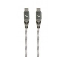 Gembird USB-C (M) - USB-C (M) 3.0-Kabel / 1,5 m / PD / geflochten / grau