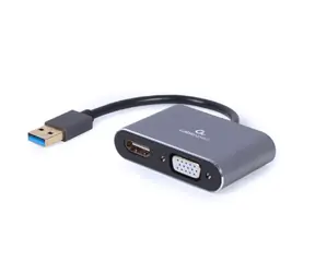 Gembird -Adapter USB-A (M) auf VGA + HDMI (F) 0,15 m