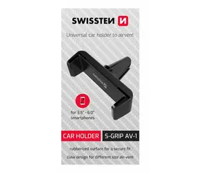 Swissten S-GRIP AV-1 schwarz / Magnethalter für die Kfz-Lüftung