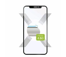FIXED Full-Cover Schutzglas aus gehärtetem Glas für Motorola Moto G23 schwarz / Verklebung über das gesamte Display