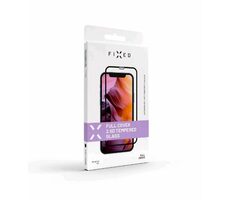 FIXED Full-Cover Schutzglas aus gehärtetem Glas für Motorola Moto G73 5G schwarz / Verklebung über das gesamte Display