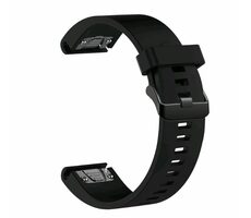 FIXED Silikonarmband Silikonarmband für Garmin QuickFit 20 mm schwarz