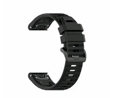 FIXED Silikonarmband Silikonarmband für Garmin QuickFit 22 mm schwarz
