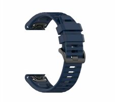 FIXED Silikonarmband Silikonarmband für Garmin QuickFit 22 mm blau